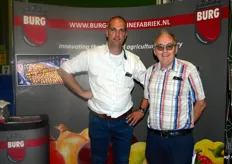 Arie Verhoef van Burg Machinefabriek en Jan Timmermans, hij heeft tegenwoordig zijn eigen adviesbureau J. Timmermans.